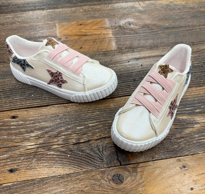 Blowfish Wander White Multi Star Slip On