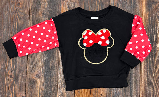 Polka Dot Ears Pullover