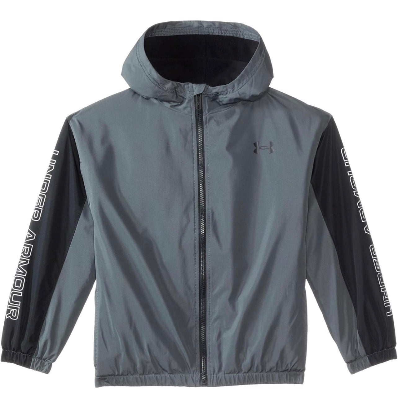 Under Armour Pitch Gray Zip-up Windbreaker Jacket