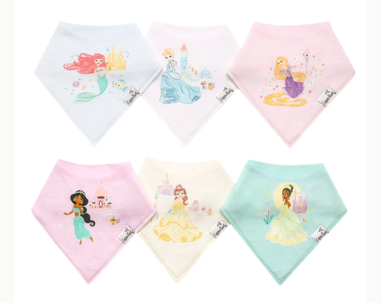 Copper Pearl Bandana Bib Sets