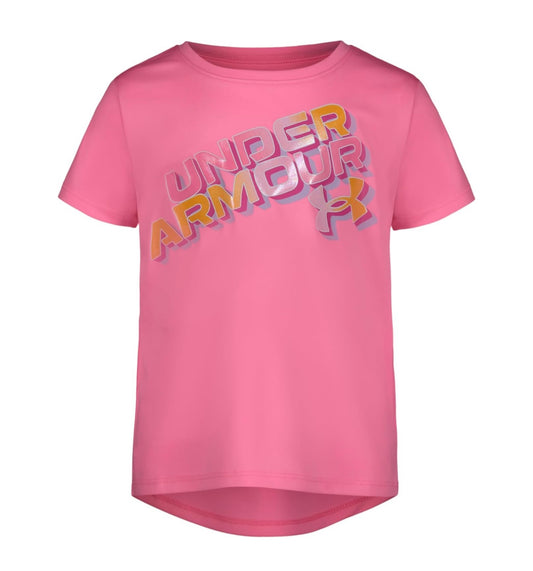 Under Armour Fluo Pink Sport Resort Logo Tee