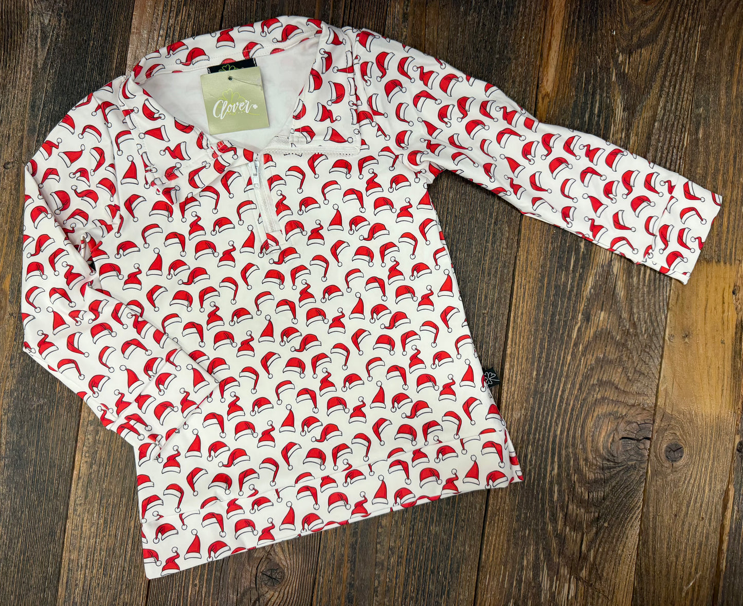 Santa Hat Quarter Zip