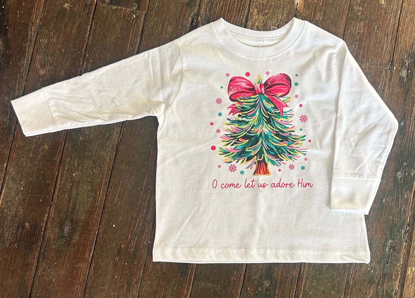 O Come Let us Adore - Long Sleeve