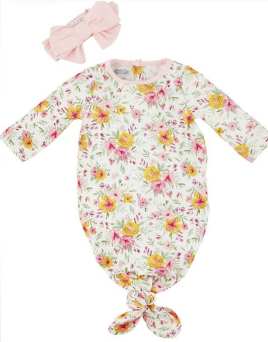 Mudpie Pink Floral Gown