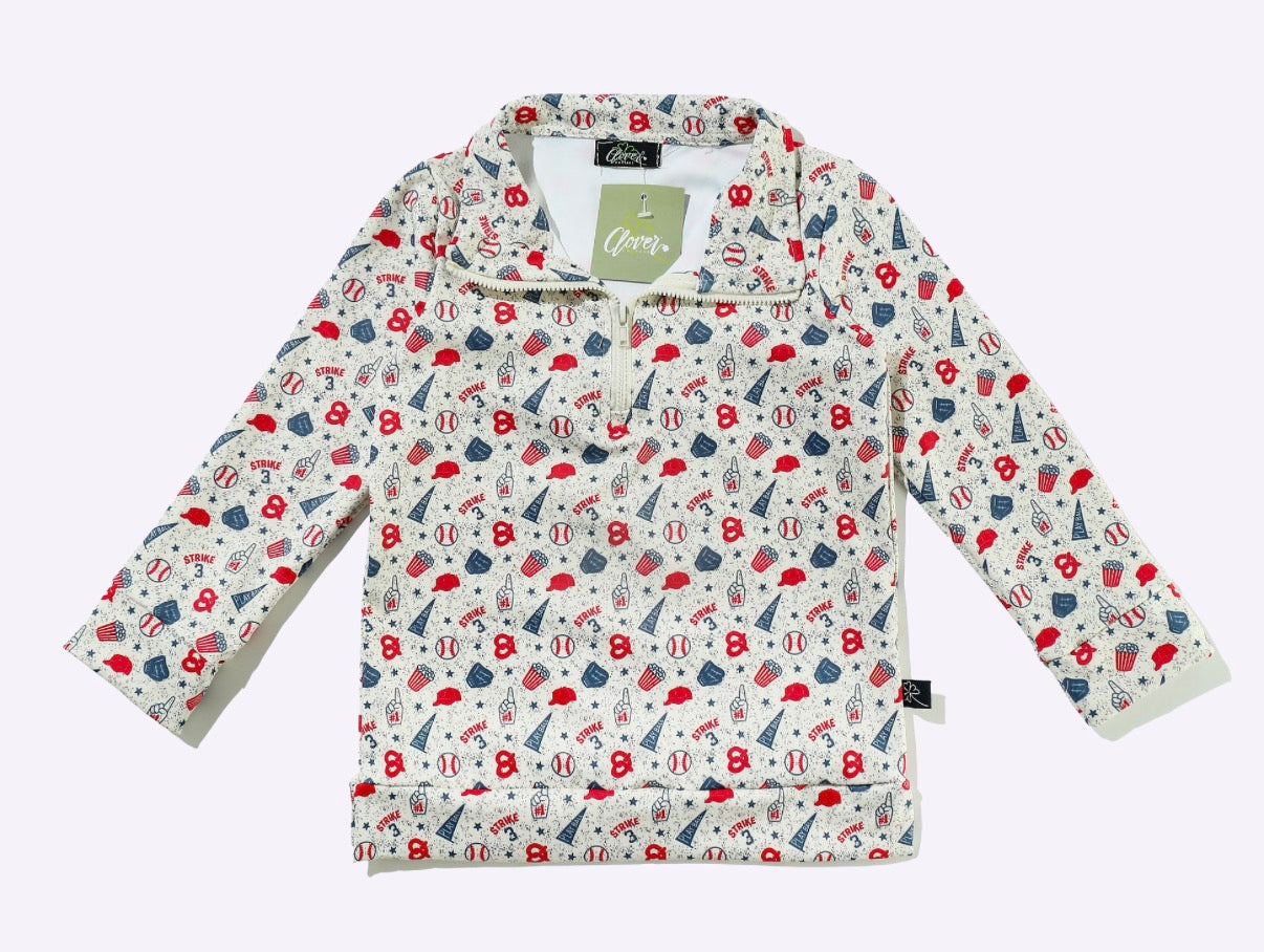 Baseball Quarter Zip