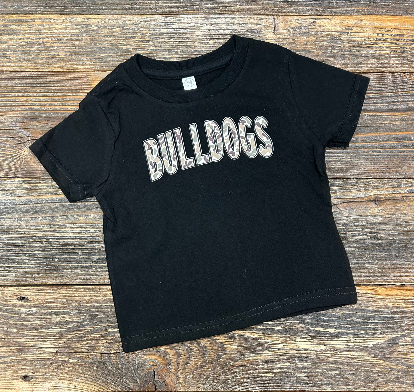 Black Camo Bulldogs Tee
