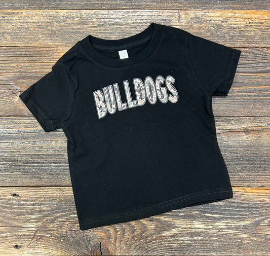 Black Camo Bulldogs Tee