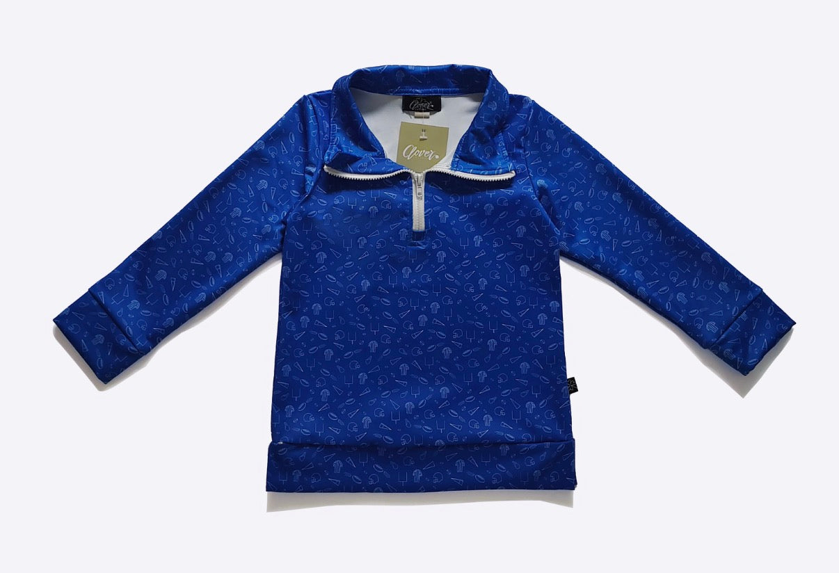 Go Team Game Day Quarter Zip