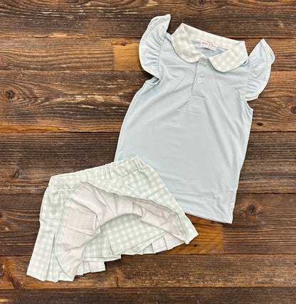 Ruffle Active Skort Set