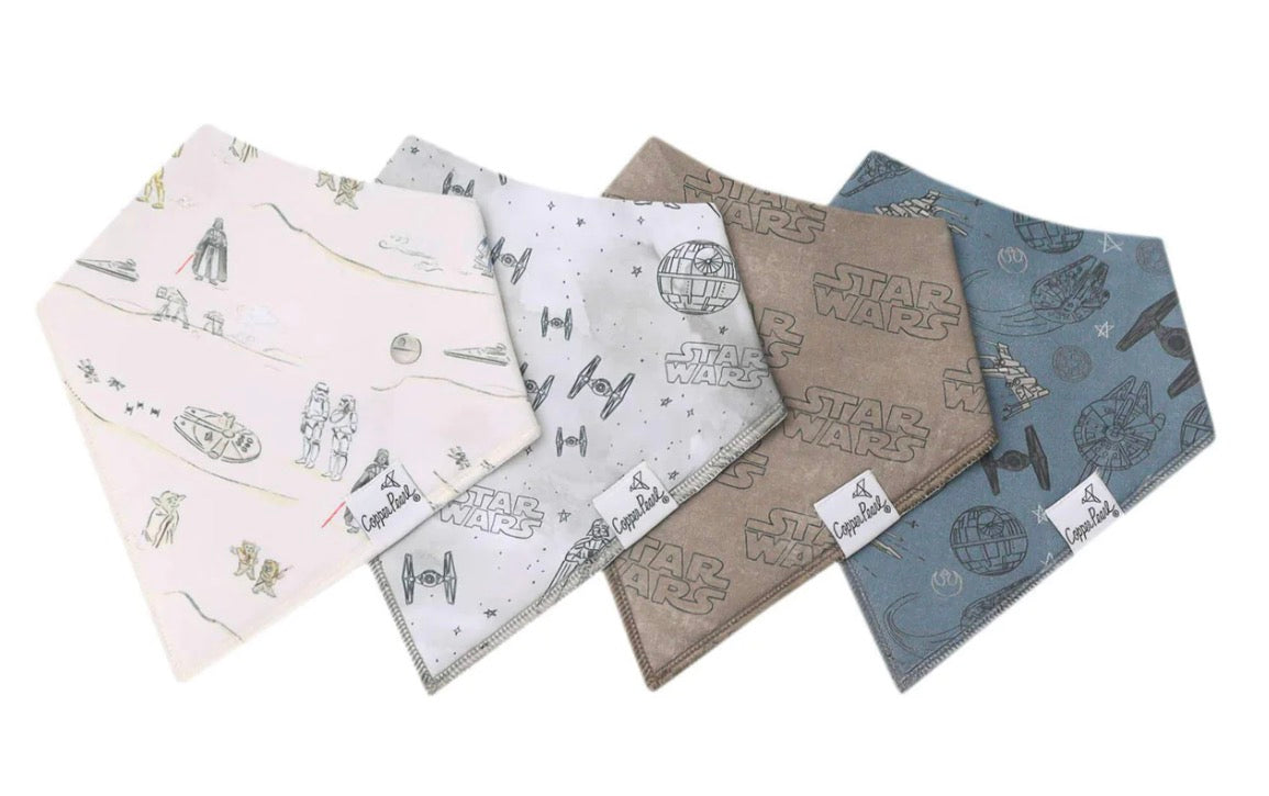 Copper Pearl Bandana Bib Sets