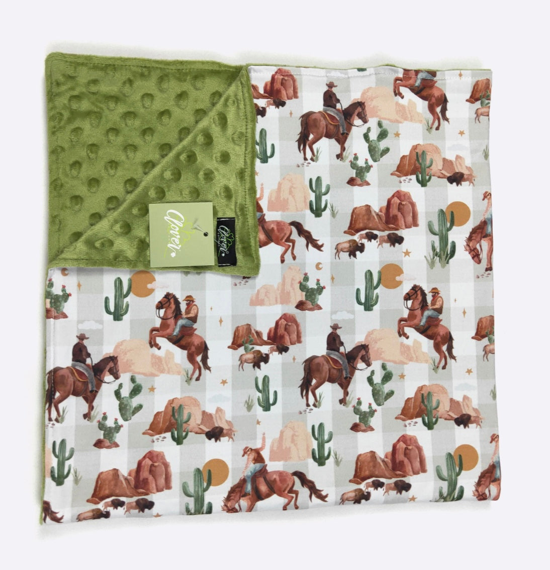 CC Plaid Western Blanket