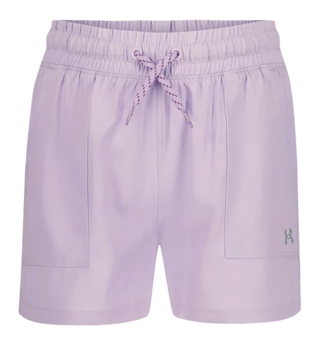 Under Armour Purple Crest Girls Base Shorts