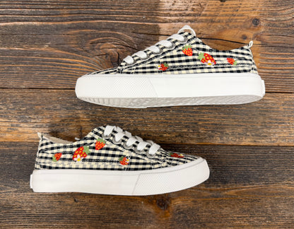 Blowfish Sadie Gingham Strawberry Sneaker