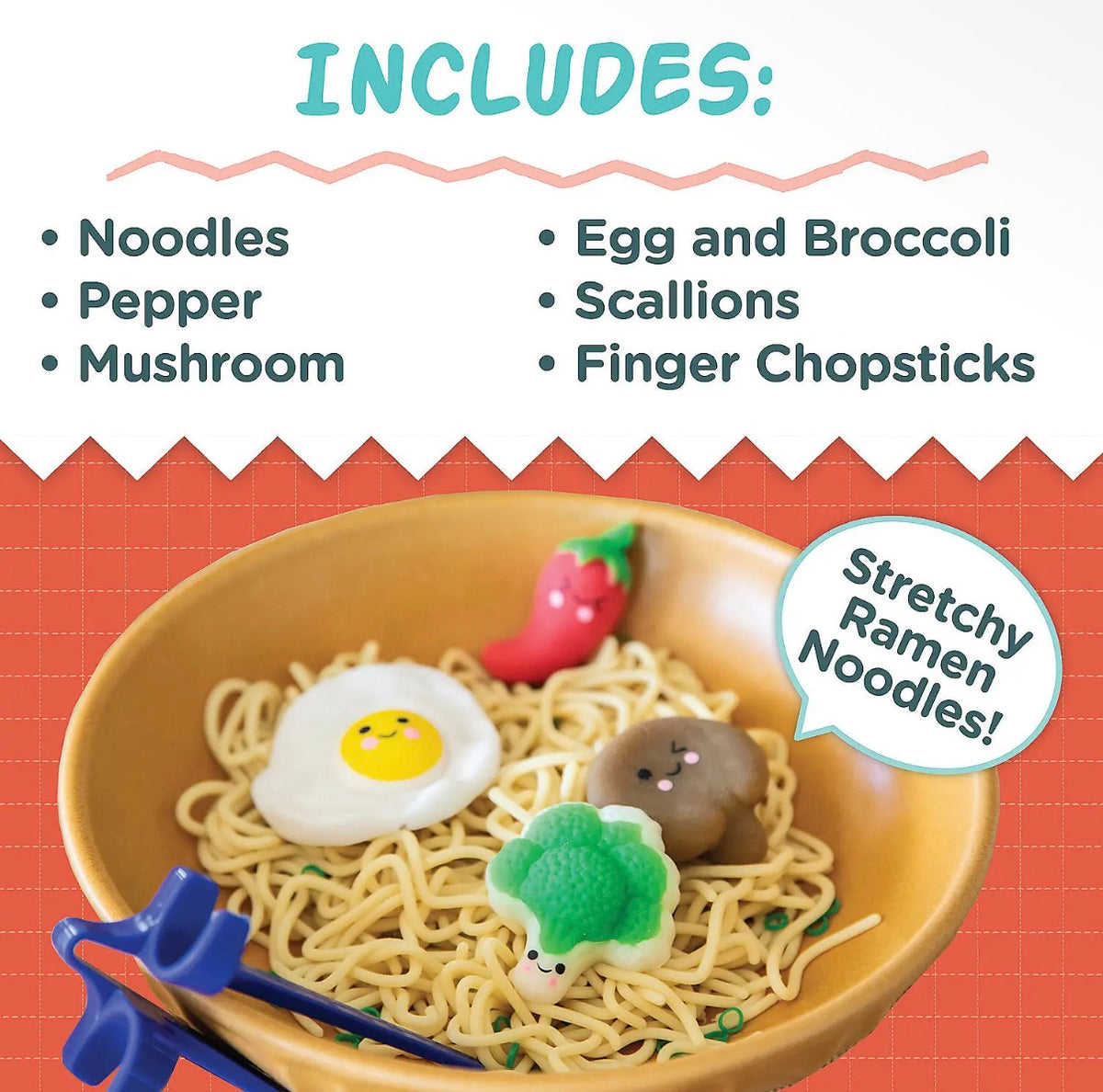 Foodie Fidgets Ramen Noodles & Toppings