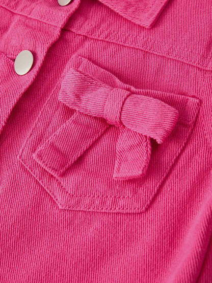 Hot Pink Denim Jacket