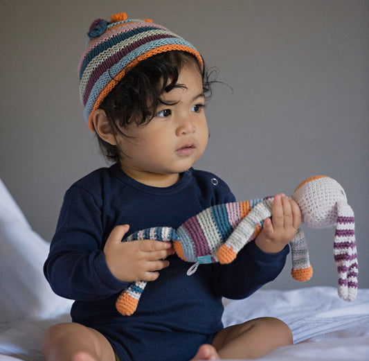Pebble Bunny Rattle