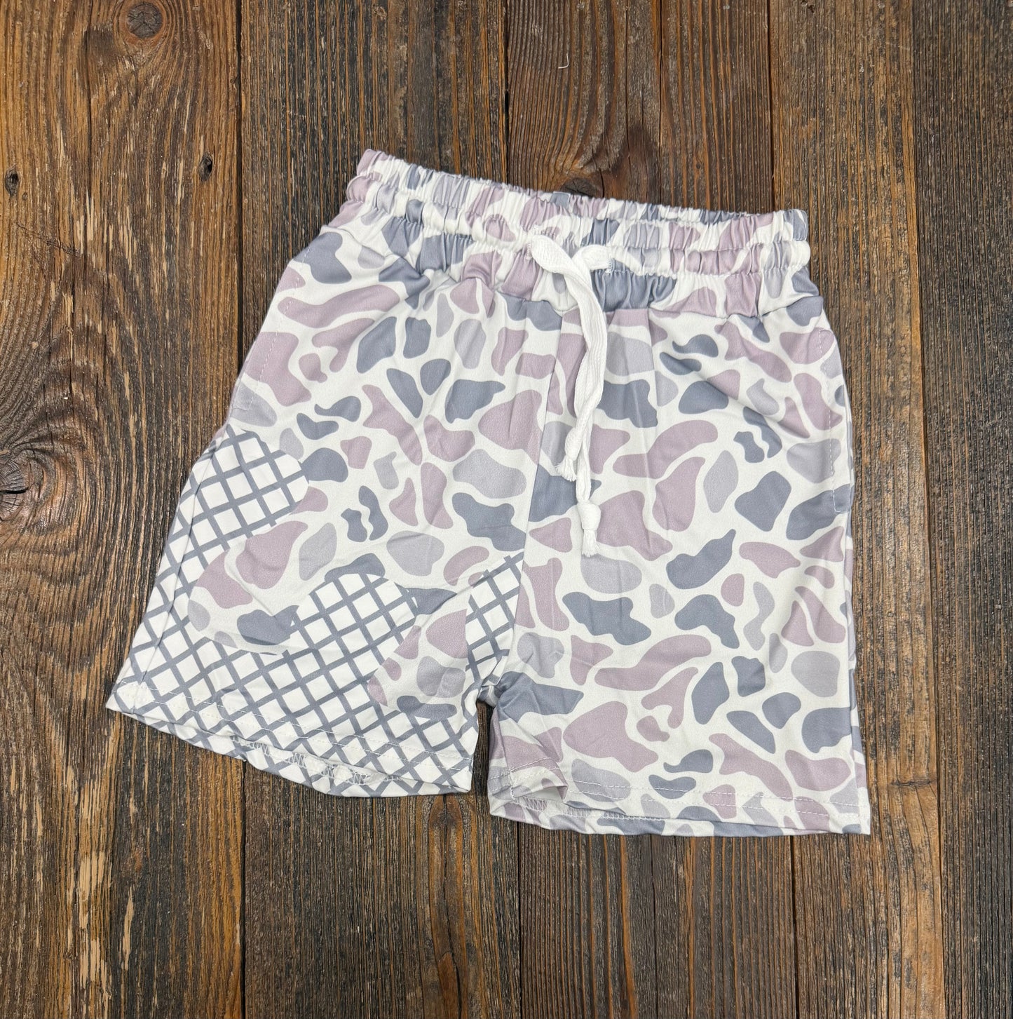 Camo Drip Shorts