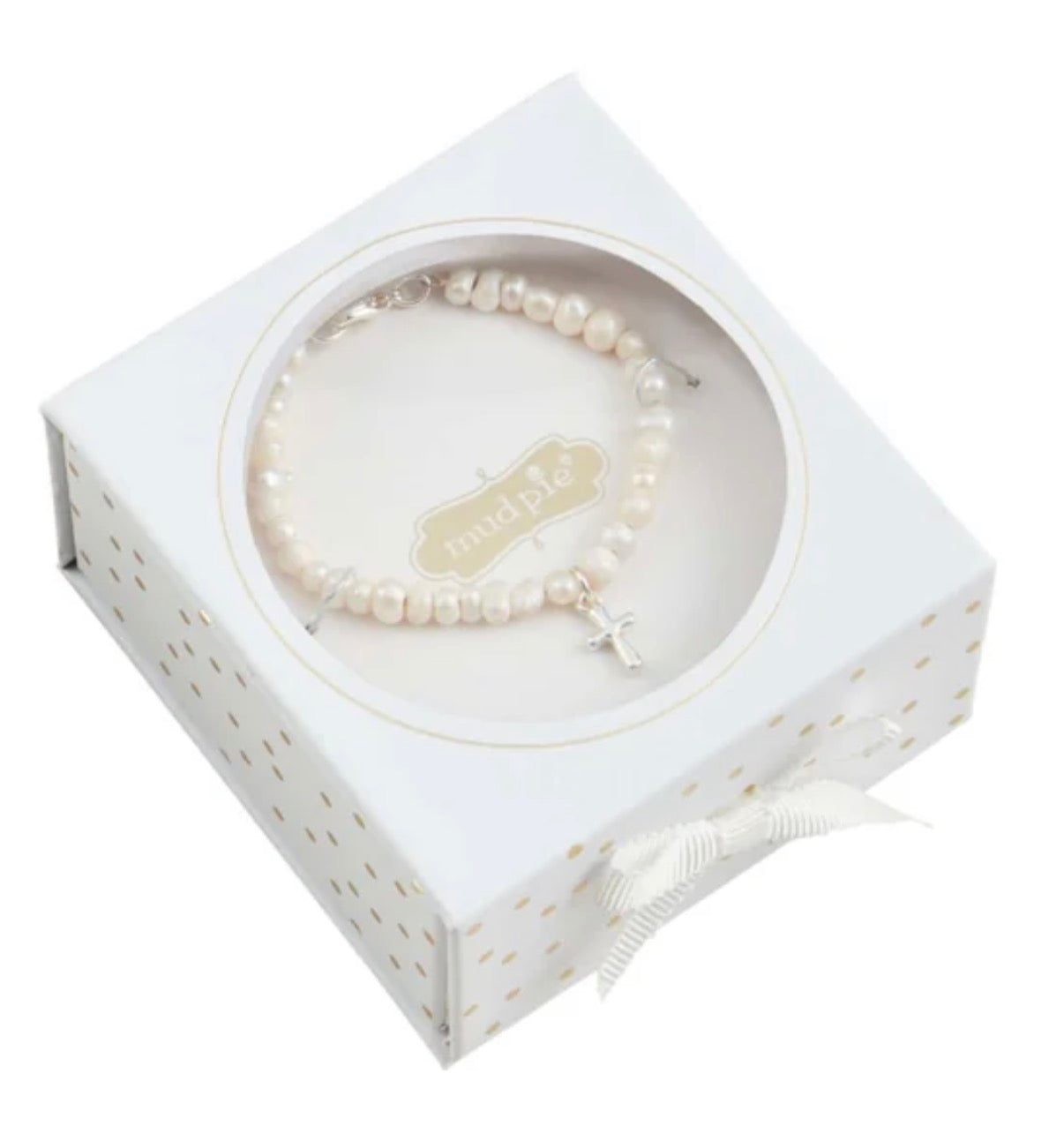 Mudpie Child Boxed Cross Bracelet