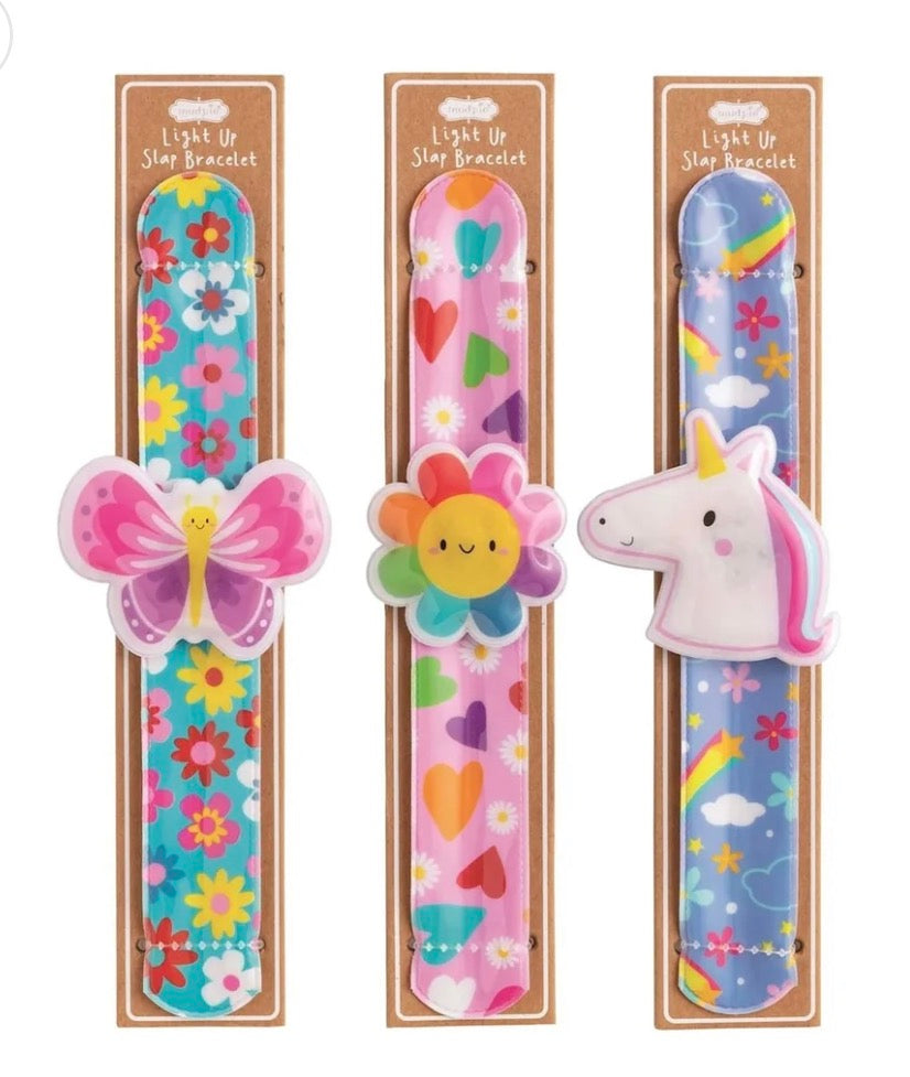 Mudpie Girl Light Up Slap Bands