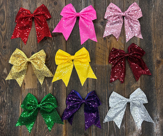 Sequin Cheer Bows