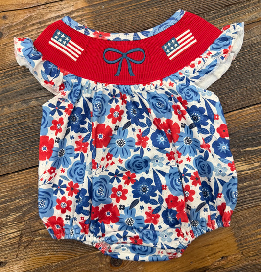 Floral Flag + Bow Bubble