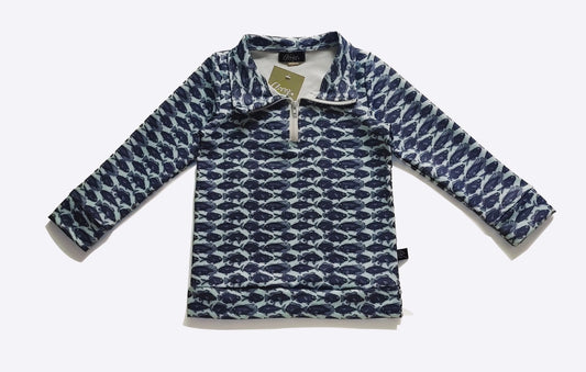 CC Blue Fin Quarter Zip