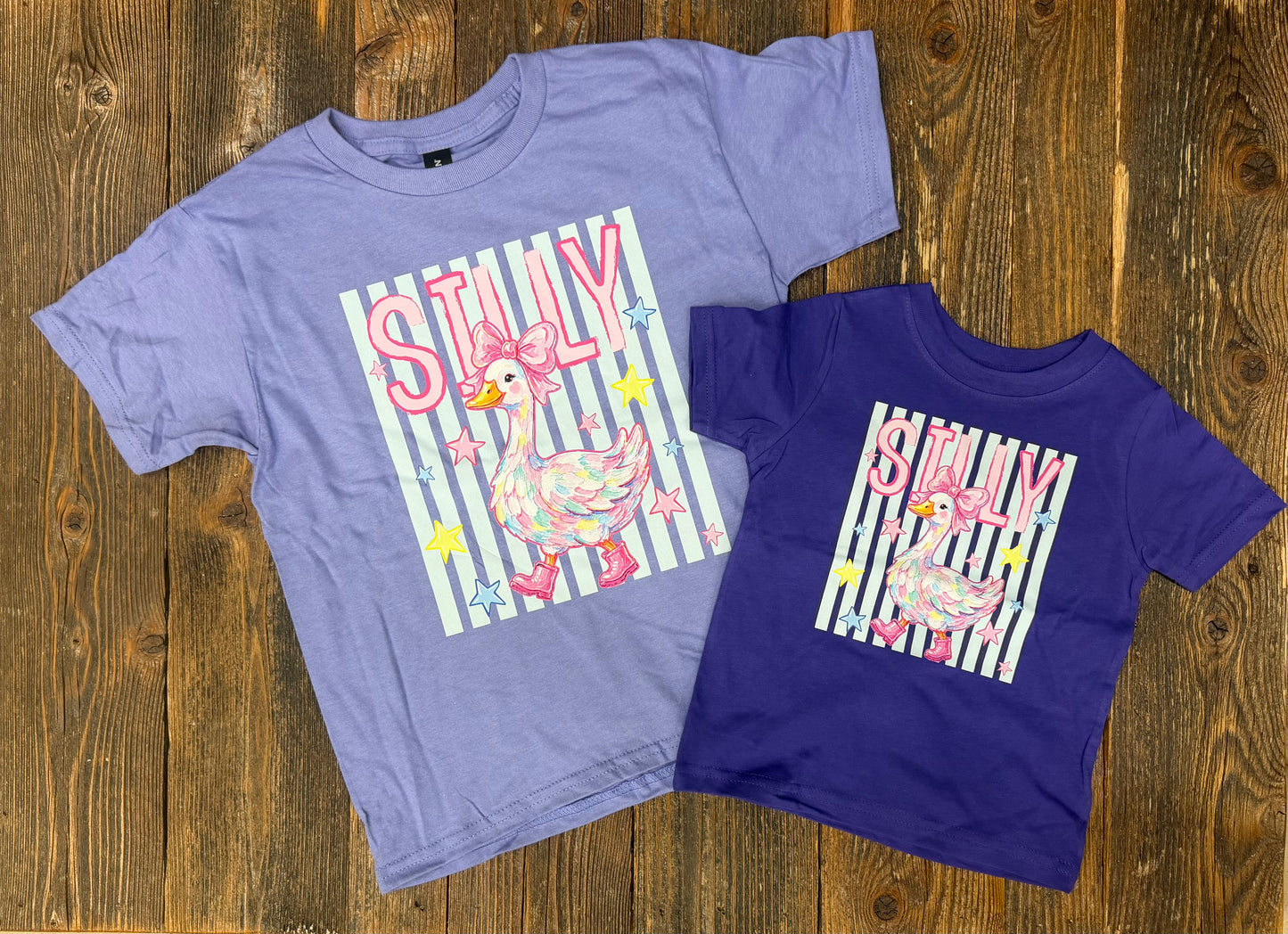 Purple Silly Goose Tee