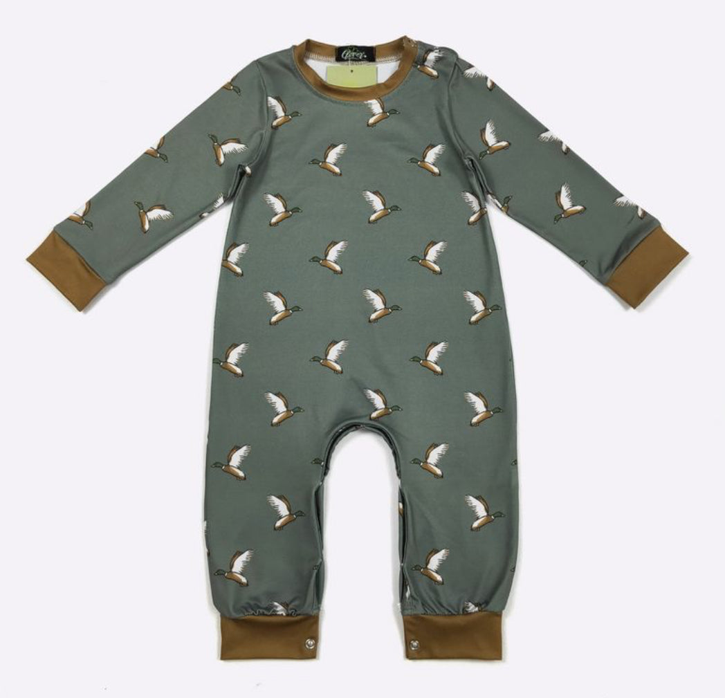 CC Army Mallard Boy Romper