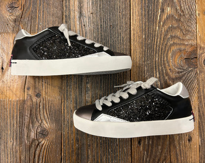 ShuShop Ruby Black Glitter Sneaker