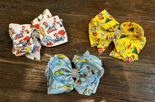 Seuss Bling Bows