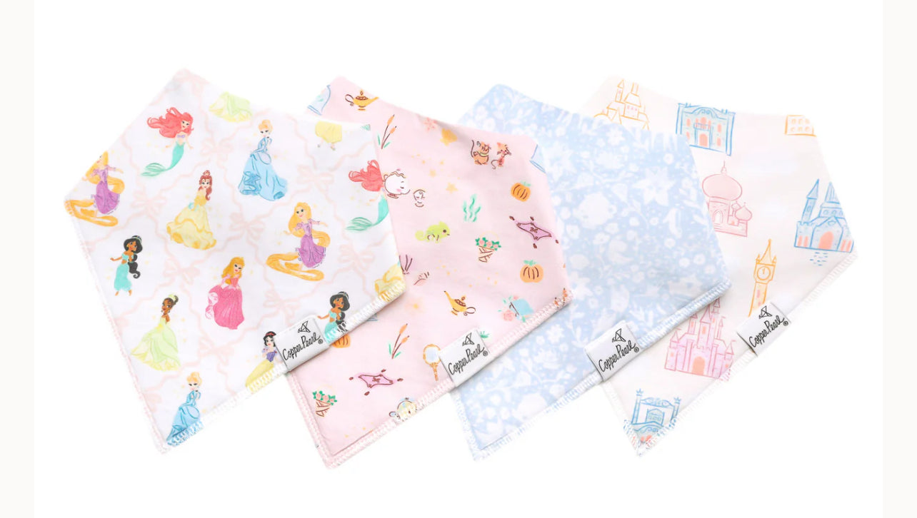 Copper Pearl Bandana Bib Sets