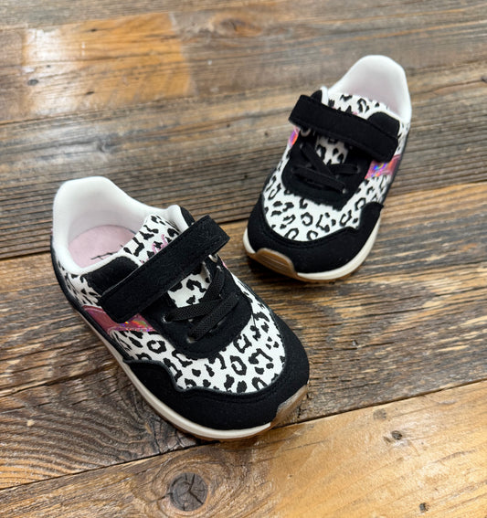 Blowfish Valley Pink/Black & Leopard Sneaker