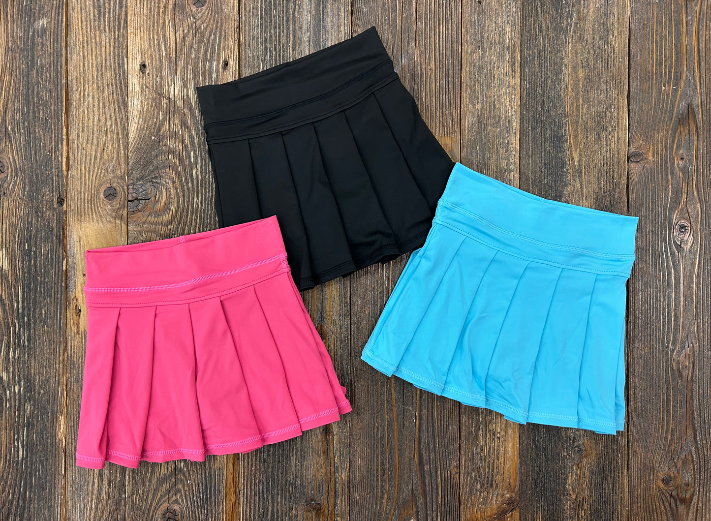 Pleated Yoga Skorts