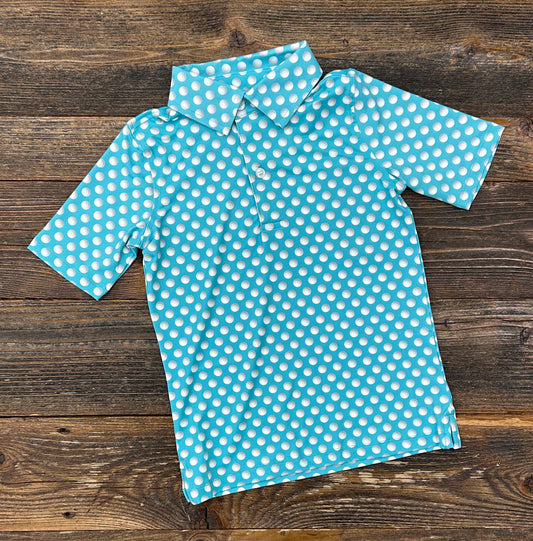 Meripex Mint Golf Polka Polo