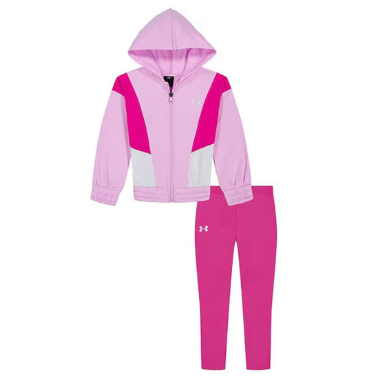 Under Armour Stellar Pink Jacket & Legging Set