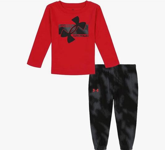 Under Armour Red Valley Etch Jogger Set
