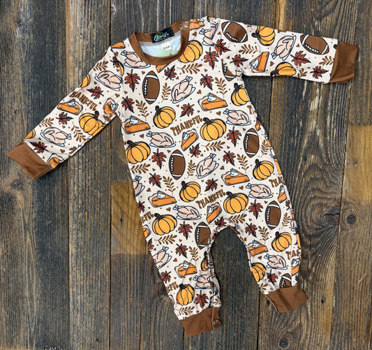 Thankful Turkey Day Romper