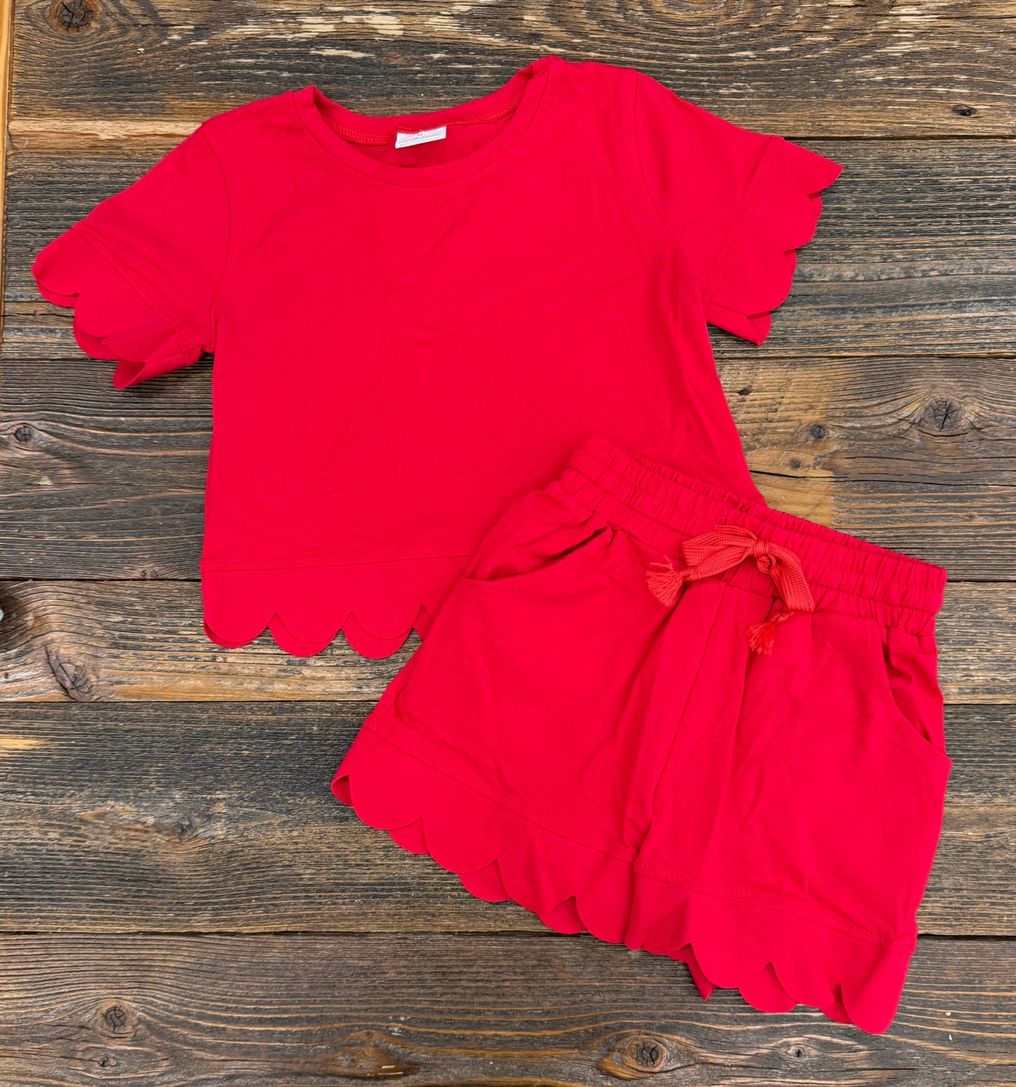 Scallop Short Set