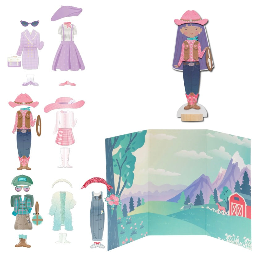 Stephen Joseph Magnetic Dress Up Dolls