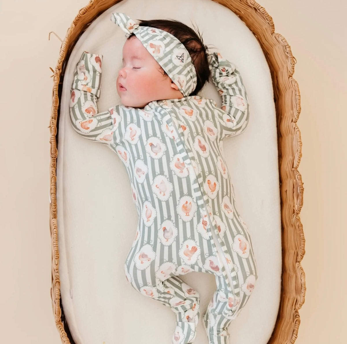 Copper Pearl Constance Convertible Footie