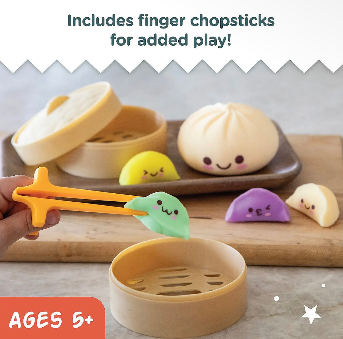 Foodie Fidgets Squishy Bao Bun & Dumplings
