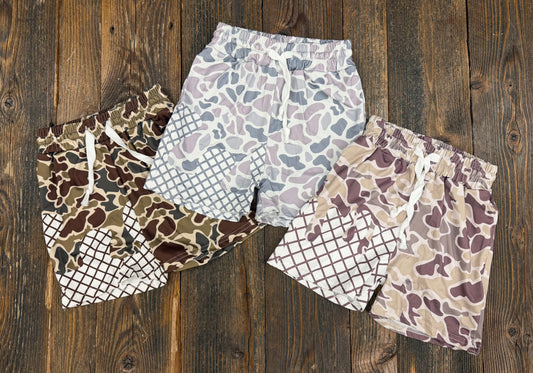 Camo Drip Shorts