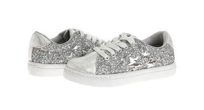 Kenzie Silver Glitter Sneaker
