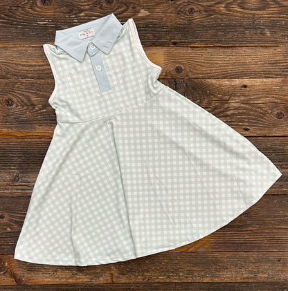 Gingham Active Dress Set