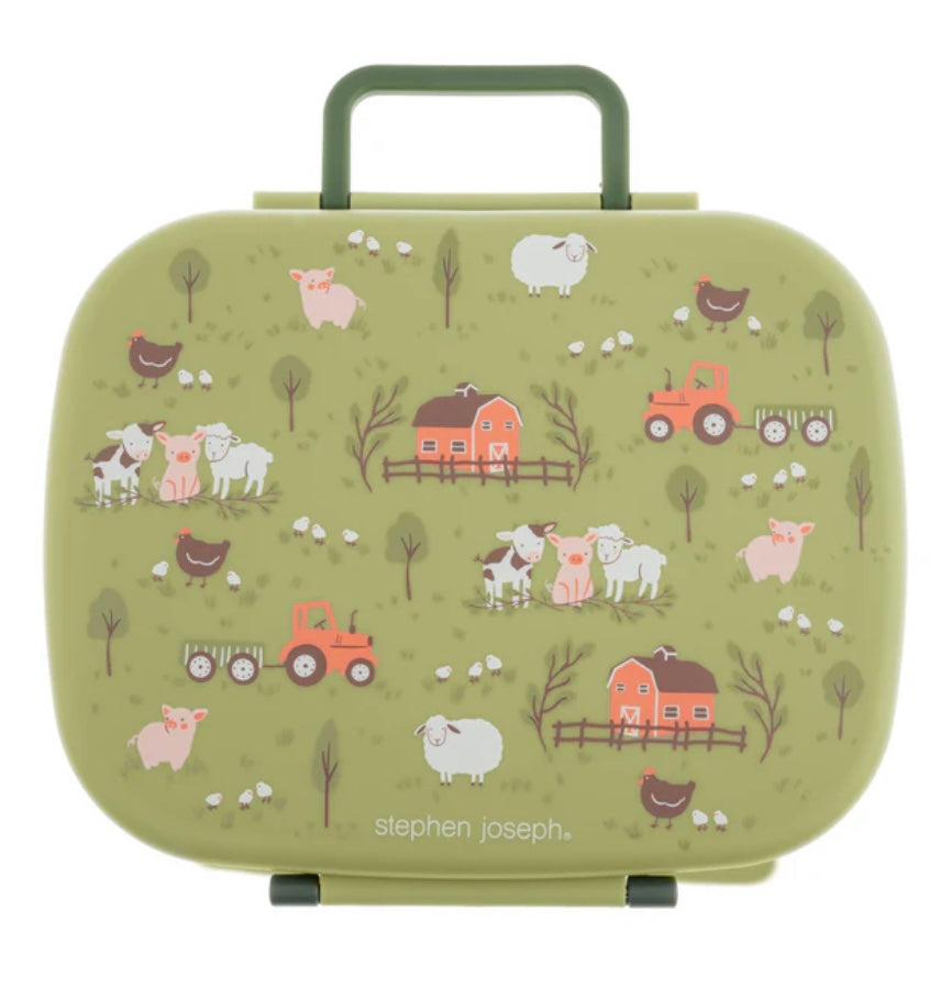 Stephen Joseph Bento Box with Removable Tray