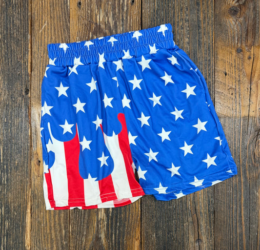 RWB Drip Star Shorts