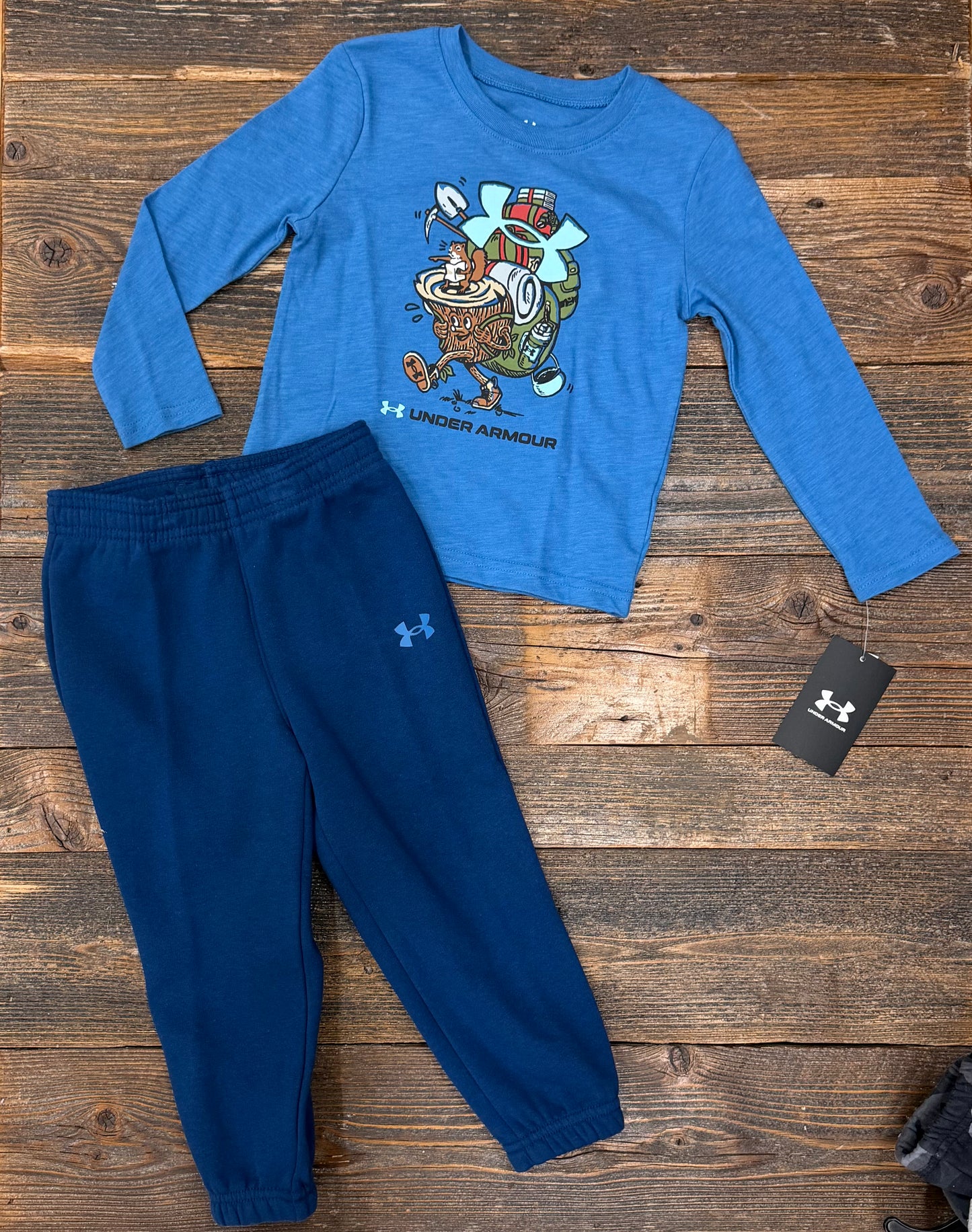 Under Armour Aegean Blue Camping Jogger Set