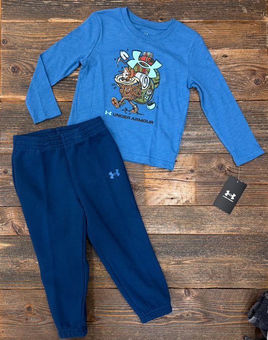 Under Armour Aegean Blue Camping Jogger Set