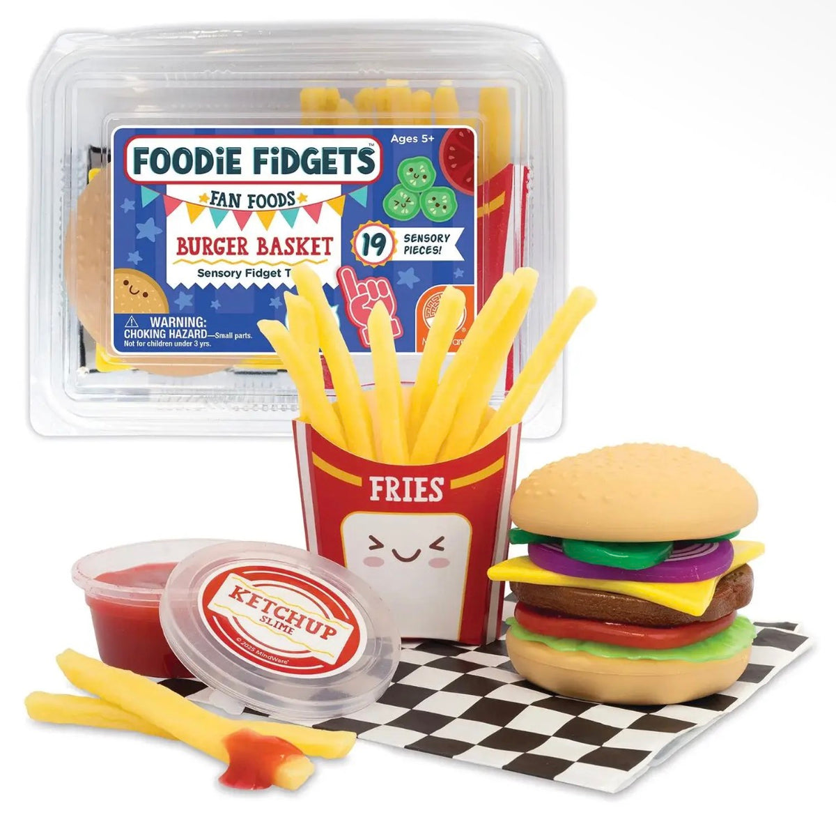 Foodie Fidgets Burger Basket