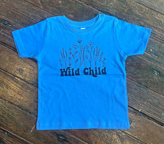 Carolina Blue Wild Child Tee